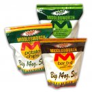 Middleswarth Original, Bar-B-Q & Sour Cream Onion Potato Chips 3 Pack (1 of EA)-14 oz. Bags