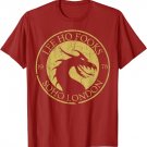 Lee Ho Fooks - Chinese Restaurant Dragon Design Cranberry Color 3XL T-Shirt