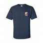 Old Style Chicago's Beer Chicago Bears Color Embroidered Logo Navy Gildan Ultra Cotton T-Shirt 2XL