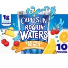 Capri Sun Tropical Tide Roarin' Waters Ready-to-Drink Beverage (40 Pouches, 4 Boxes of 10)