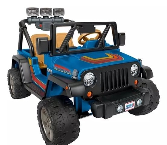 Your Theme (Blue) Power Wheels Jeep - Toy Story, Barbie, Hot Wheels, Princess, TMNT, OR Wonder Woman