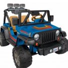 Your Theme (Blue) Power Wheels Jeep - Toy Story, Barbie, Hot Wheels, Princess, TMNT, OR Wonder Woman