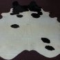 Cowhide Rug - Black Spots on 90% white - Apx 45 Sq. Ft.