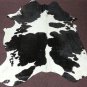 Cowhide Rug - Black and White 50/50 - Apx 40 Sq. Ft