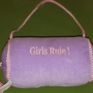 GIRLS RULE  STATEMENT PILLOW