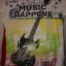 VH 1 TV PROMOTIONAL TEE" MUSIC HAPPENS"