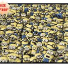 MINIONS DESPICABLE ME CARTOON FLEECE BLANKET HOME 4 BED GIFT 50" X 60"