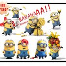 MINIONS DESPICABLE ME CARTOON FLEECE BLANKET HOME 6 BED GIFT 50" X 60"
