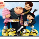 MINIONS DESPICABLE ME CARTOON FLEECE BLANKET HOME 7 BED GIFT 50" X 60"