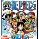 ONE PIECE LUFFY CREW PIRATE MANGA ANIME FLEECE BLANKET HOME BED GIFT SIZE 50" X 60"