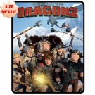 HOW TO TRAIN YOUR DRAGON 2 FLEECE BLANKET 02 HOME GIFT 50" X 60"