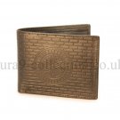 Bi Fold Men's Wallet, Original Cow Leather NAPA Embossed, Free Gift Pack