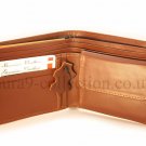 Real, Genuine Leather Mens Wallet High Quality Card Gift Box Bi fold Extra Space