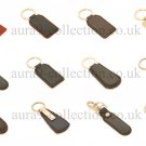 New Genuine Leather Key Ring, Cow Leather NAPA, Stainless Steel Ring, Hand Made