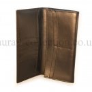 Travel Wallet Men / Women, Original Leather NAPA Fine Quality - Bi fold - New