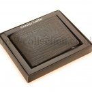 Men's Wallet, Original Cow Leather NAPA Embossed, Free Gift Pack - Bi Fold