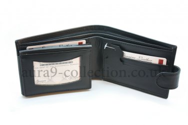 New High Quality Original Leather Men&acirc;��s Wallet - Tri-Fold - Free Gift Box