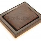 Bi Fold Men's Wallet, Original Embossed Cow Leather NAPA, Free Gift Pack
