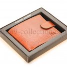 Men's Wallet Bi Fold Low Price Split Leather, Free Gift Pack, Stud Button Closed