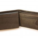 Men's Bifold Wallet, High Quality Soft Grain Geniune Cow Leather, Free Gift Pack