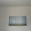 fall in forest painting