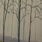 fall in forest painting