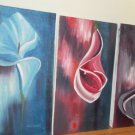 Lily oil painting
