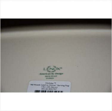 lenox HOLIDAY serving plater