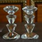 crystal candle holder set