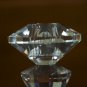 crystal candle holder set