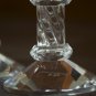 crystal candle holder set