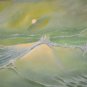 Night wild sea painting