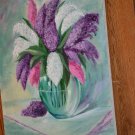 summery flower oil painting