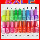 10 Bottles Luminous 7ml  Neon nail polish glow n dark