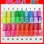 10 Bottles Luminous 7ml  Neon nail polish glow n dark