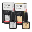 2PCS/SET CND Shellac Top & Base Coat  Nail Polish