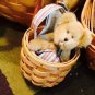 Longaberger 2003 Extra Small Gatehouse Basket Combo And Liner