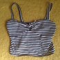 Urban Outfitters Kimchi & Blue Striped Corset Top Extra Small XS