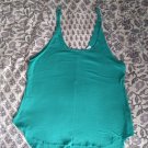 Nordstrom Lush Brand Turquoise Studded Oversized Camisole Festival Fashion XS