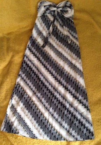 NWOT Michael Kors Zig Zag Tribal Print Maxi Dress Size 4