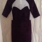 NWT OPENING CEREMONY Raglan Sleeve Mesh Panel bordeaux short sleeve dress size 2