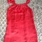 Twelfth Steet Cynthia Vincent Silky Coral Ruffle Sleeveless Top Size P