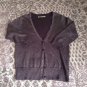Old Navy Gray Metallic Sweater Cardigan Three Quarter Sleeves XS