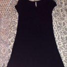 Old Navy Mod Punk Black Cap Sleeve T-shirt Dress Small