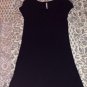 Old Navy Mod Punk Black Cap Sleeve T-shirt Dress Small