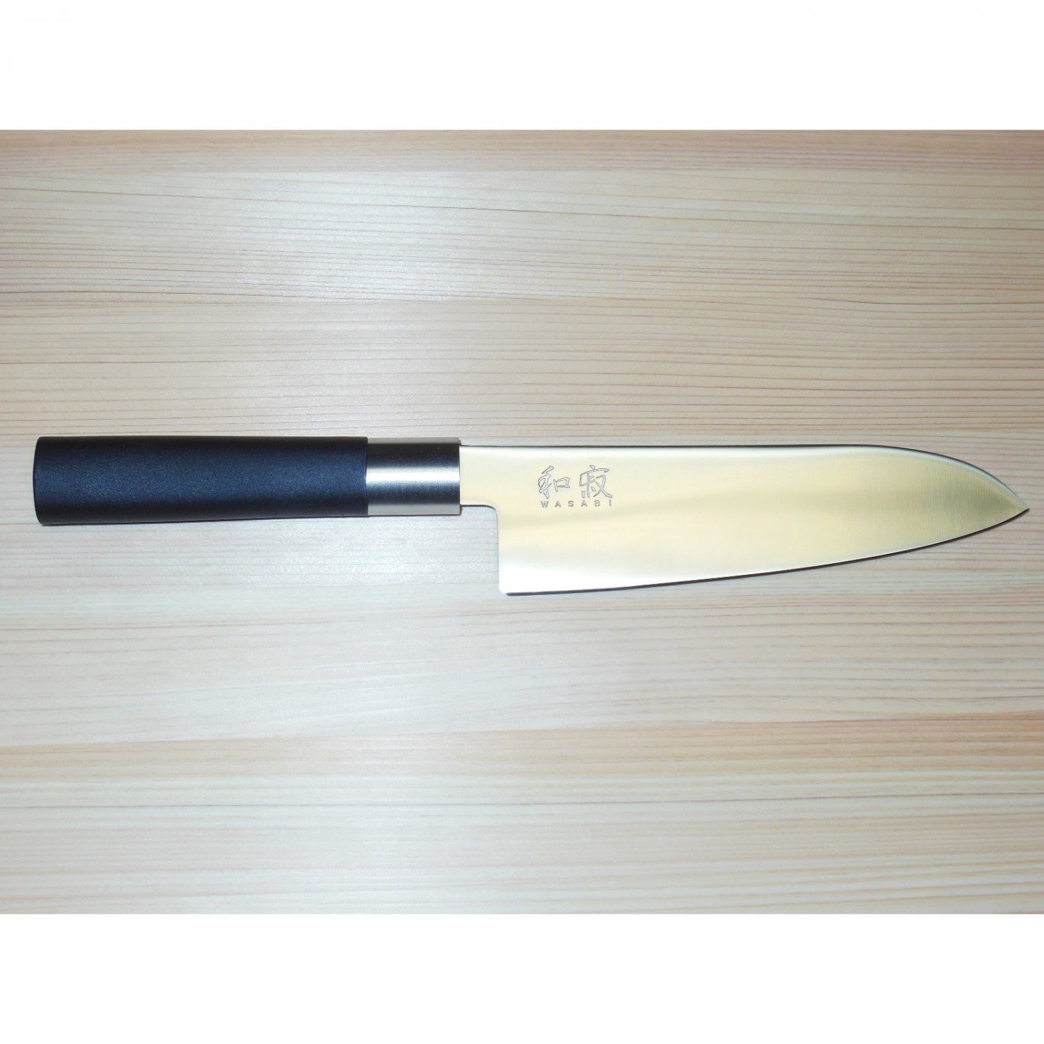 Japanese santoku kitchen knife, Wasabi