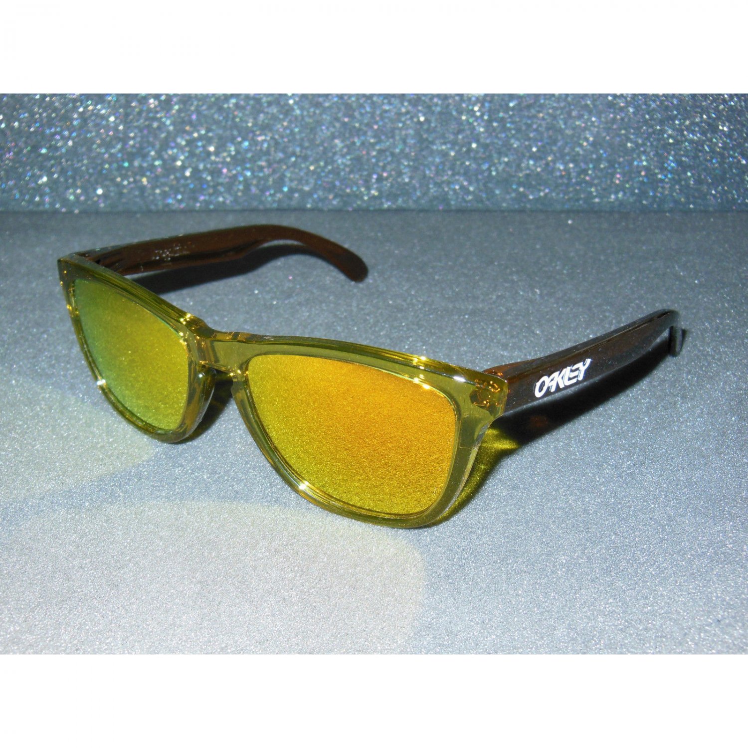 Oakley Frogskins Sunglasses Octane/Fire Iridium