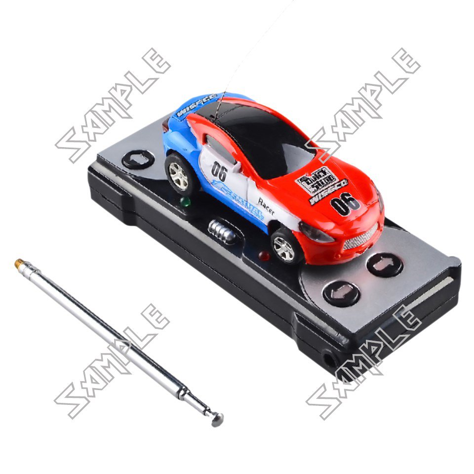 Remote controlled mini car (Red/Blue)