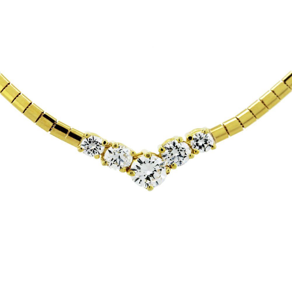 18k omega necklace