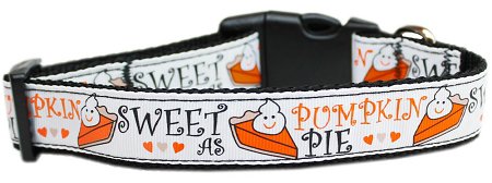 NEW SWeeT AS PuMPKiN Pie Size Large (18" - 26") Thanksgiving Holiday Fall Soft Dog Collar